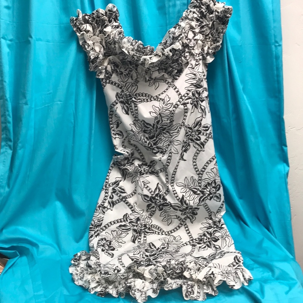 Off the Shoulder Hawaiian Dress